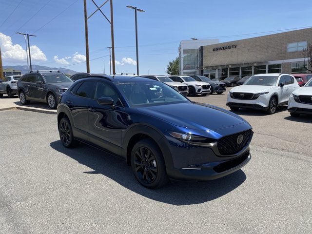 2026 Mazda Mazda CX-30 2.5 S Aire Edition in Deep Crystal Blue Mica — front three-quarter view