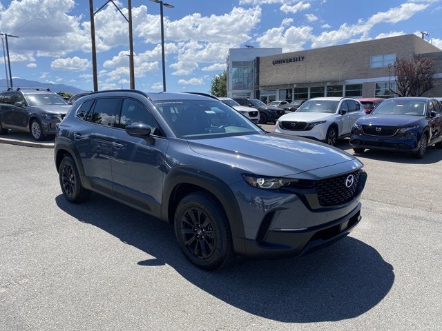 2026 Mazda Mazda CX-50 Hybrid Premium in Polymetal Gray Metallic — front three-quarter view