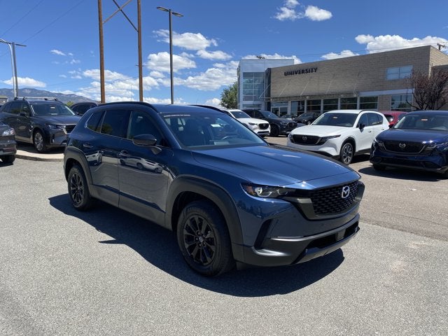 2026 Mazda Mazda CX-50 Hybrid Premium in Ingot Blue Metallic — front three-quarter view